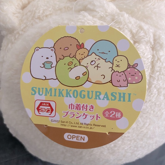 Sumikkogurashi Blanket in a bag with Drawstring from Japan - Picture 3 of 7